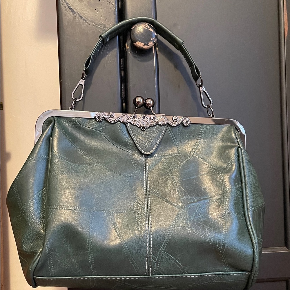 Elegant Green Handbag